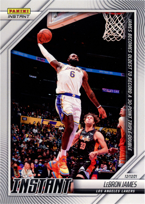 LeBron James trading card