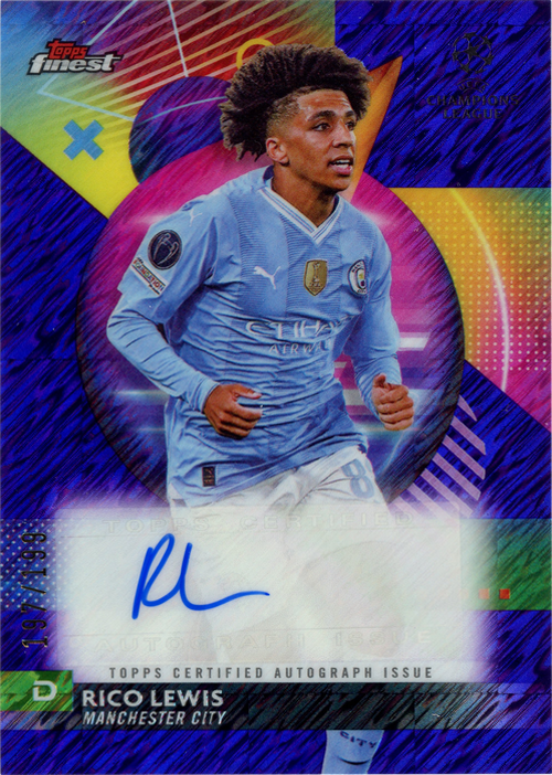 Rico Lewis trading card