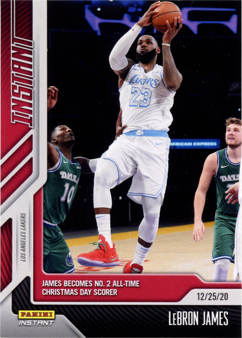 LeBron James trading card