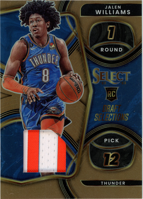 Jalen Williams trading card