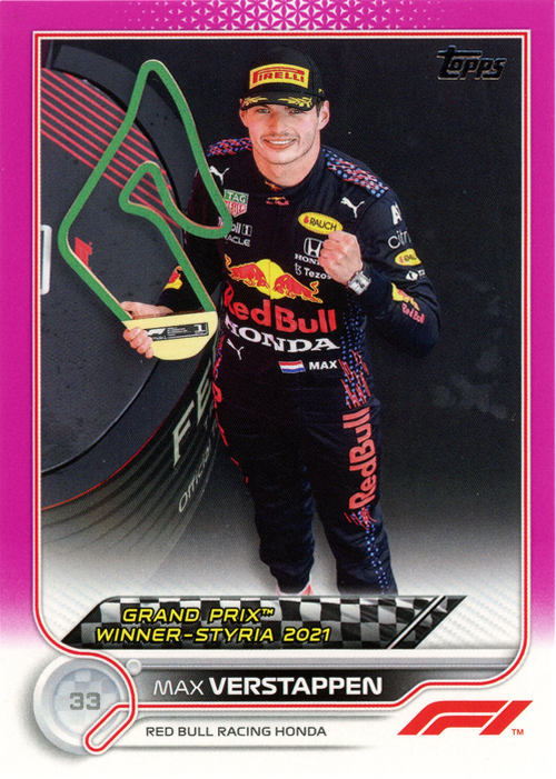 Max Verstappen trading card