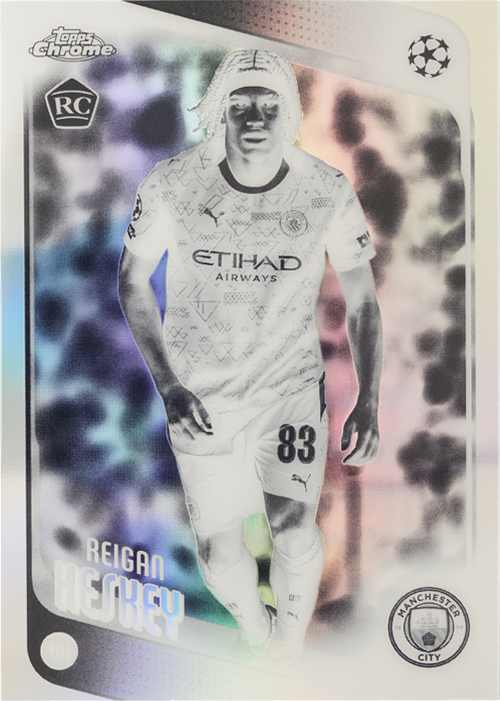 Reigan Heskey trading card