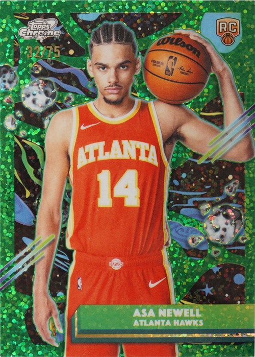 Asa Newell trading card