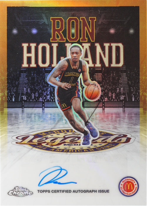 Ronald Holland II trading card
