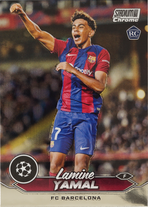 Lamine Yamal trading card