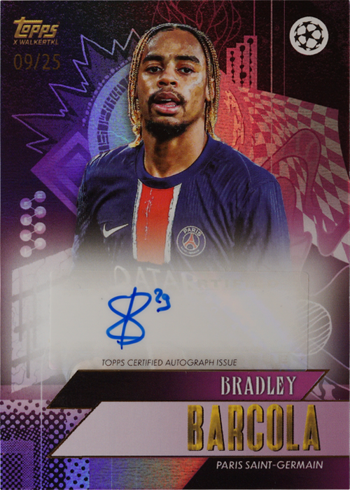 Bradley Barcola trading card