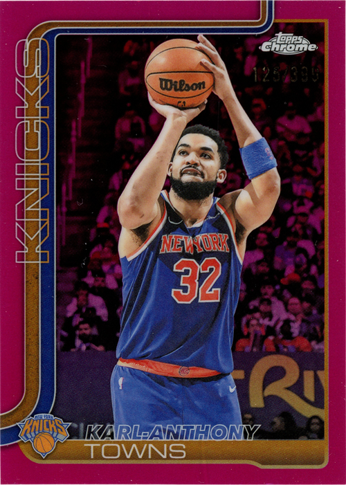 Karl-Anthony Towns trading card