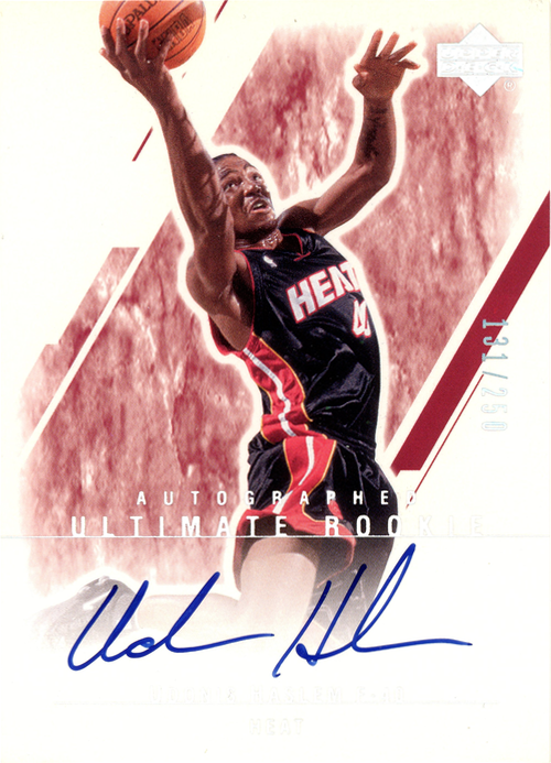Udonis Haslem trading card