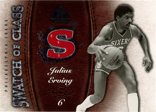 Julius Erving trading card