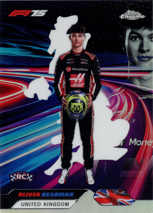 Oliver Bearman trading card