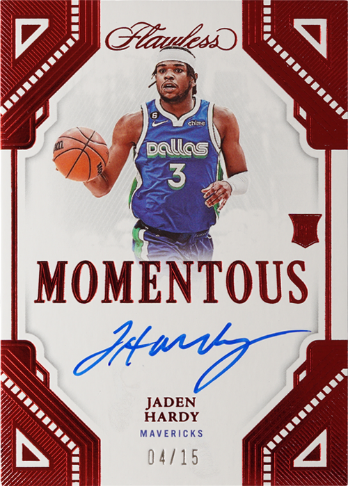 Jaden Hardy trading card
