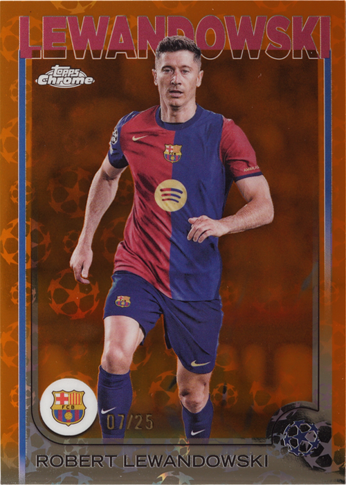 Robert Lewandowski trading card