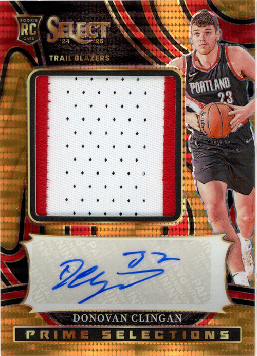 Donovan Clingan trading card