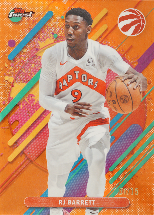 RJ Barrett trading card