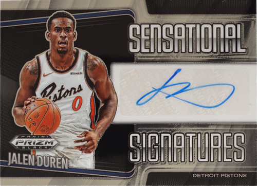 Jalen Duren trading card