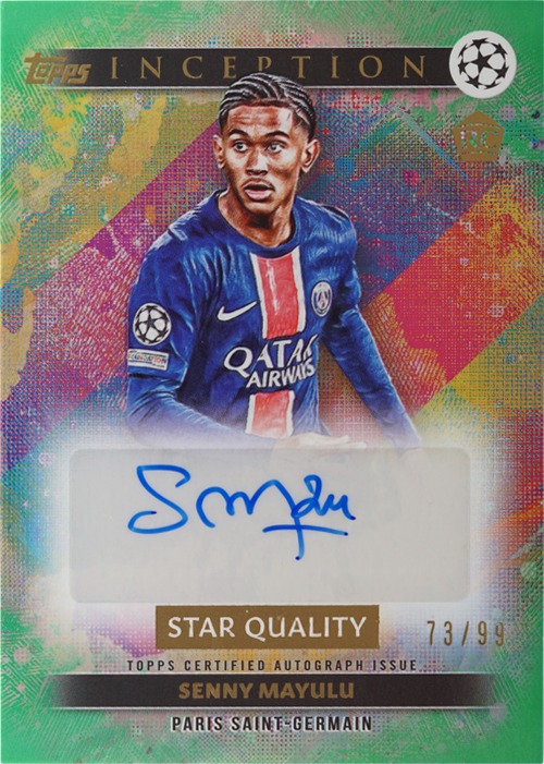 Senny Mayulu trading card
