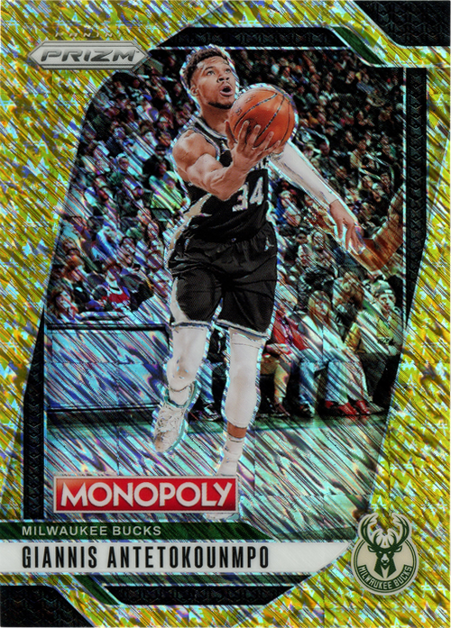 Giannis Antetokounmpo trading card
