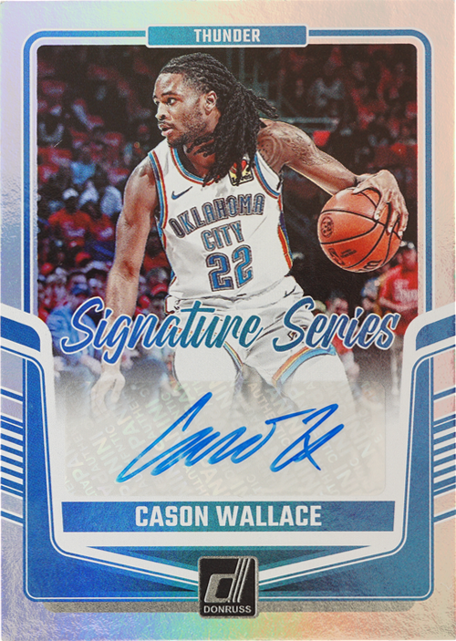 Cason Wallace trading card