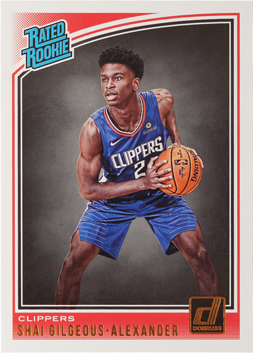 Shai Gilgeous-Alexander trading card