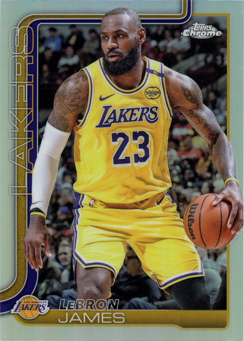 LeBron James trading card