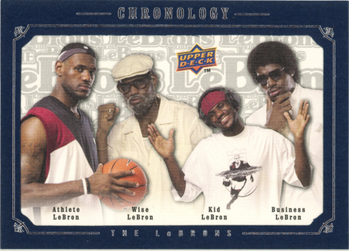 Lebron James trading card