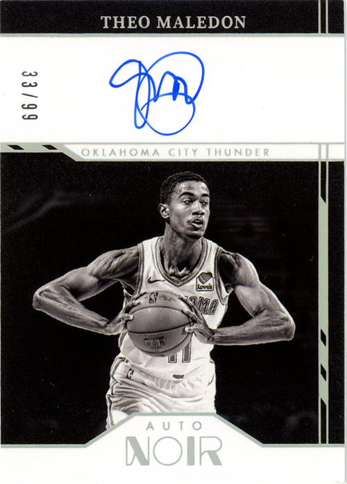 Theo Maledon trading card