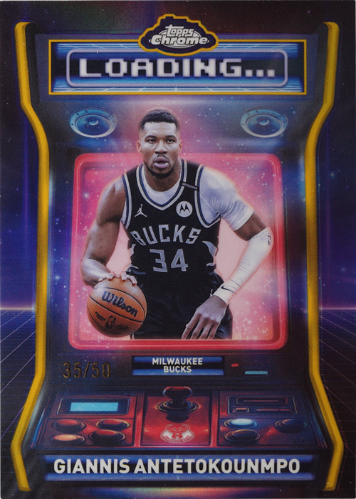 Giannis Antetokounmpo trading card