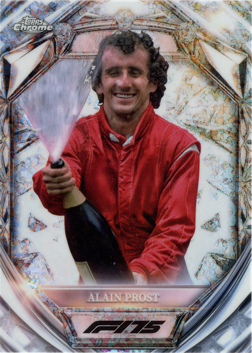 Alain Prost trading card