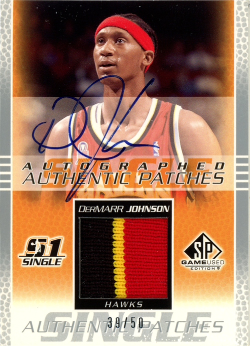 Dermarr Johnson trading card