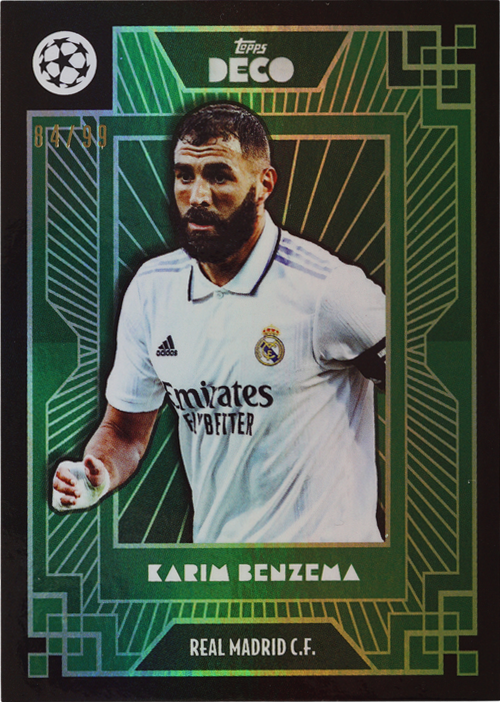 Karim Benzema trading card