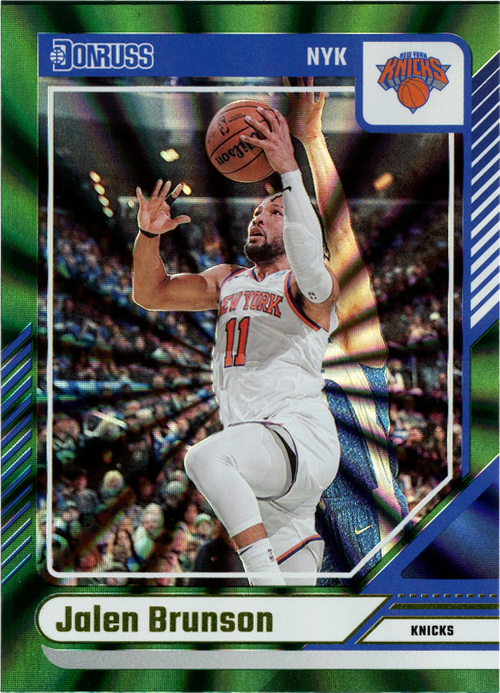 Jalen Brunson trading card