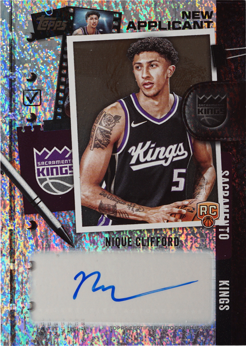 Nique Clifford trading card
