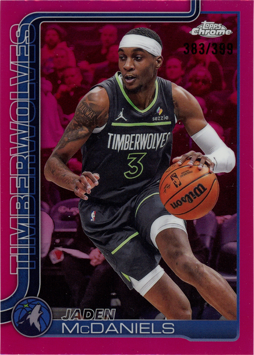 Jaden McDaniels trading card