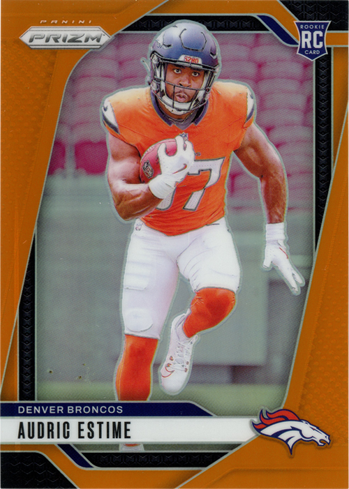 Audric Estime trading card