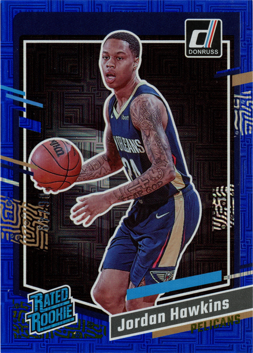 Jordan Hawkins trading card