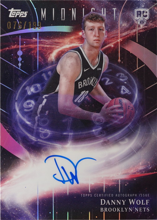 Danny Wolf trading card