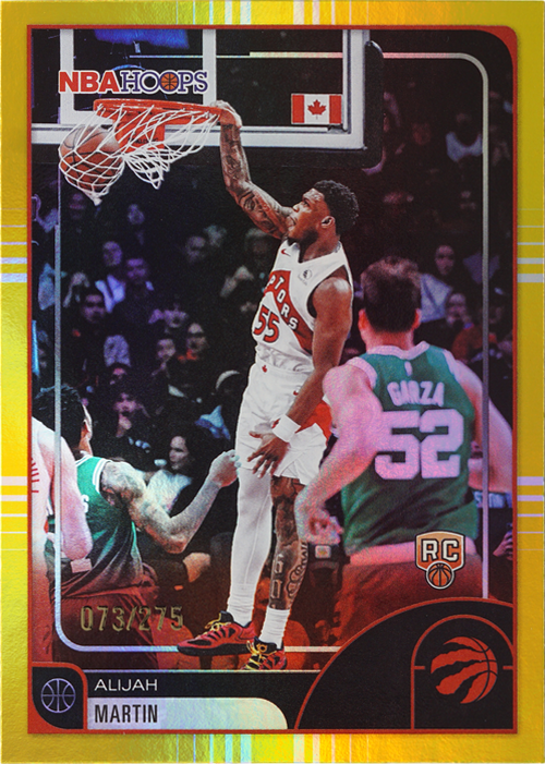 Alijah Martin trading card