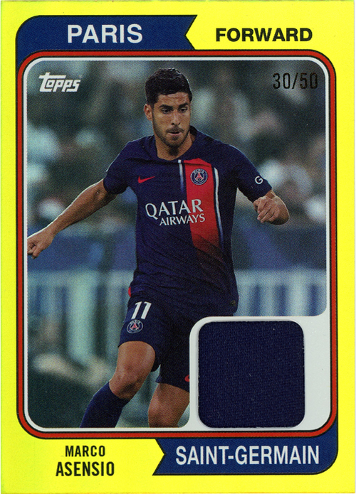 Marco Asensio trading card
