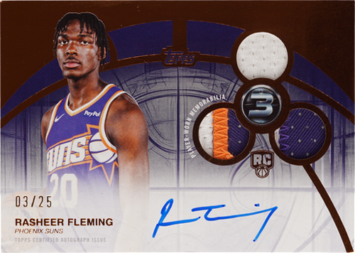 Rasheer Fleming trading card