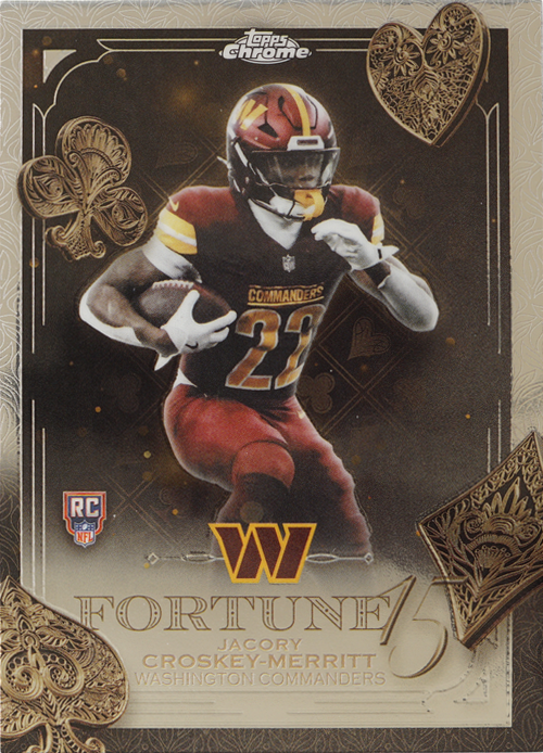 Jacory Croskey-Merritt trading card