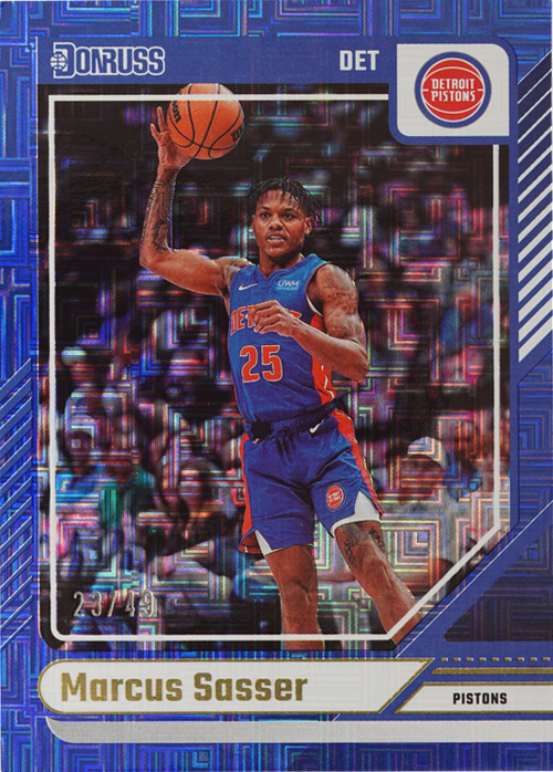 Marcus Sasser trading card