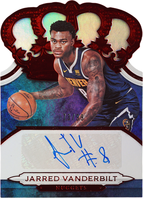 Jarred Vanderbilt trading card