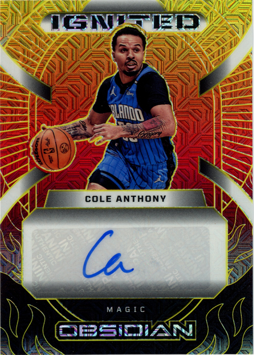 Cole Anthony trading card