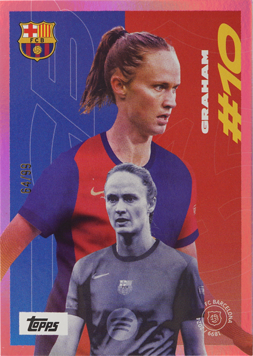 Caroline Graham trading card