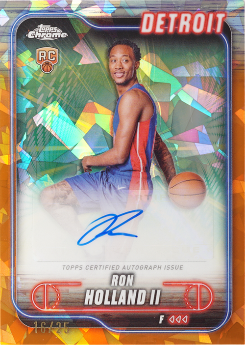 Ron Holland II trading card