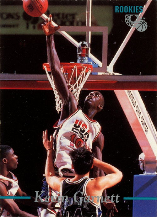 Kevin Garnett trading card