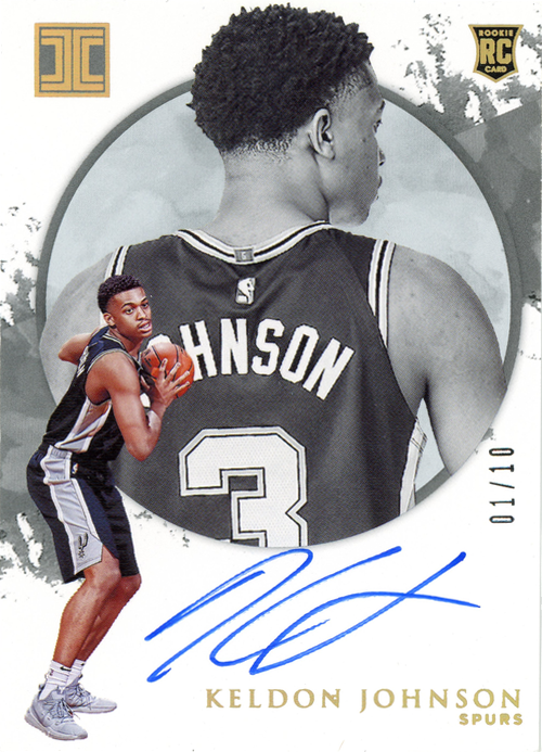 Keldon Johnson trading card
