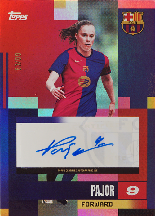 Ewa Pajor trading card