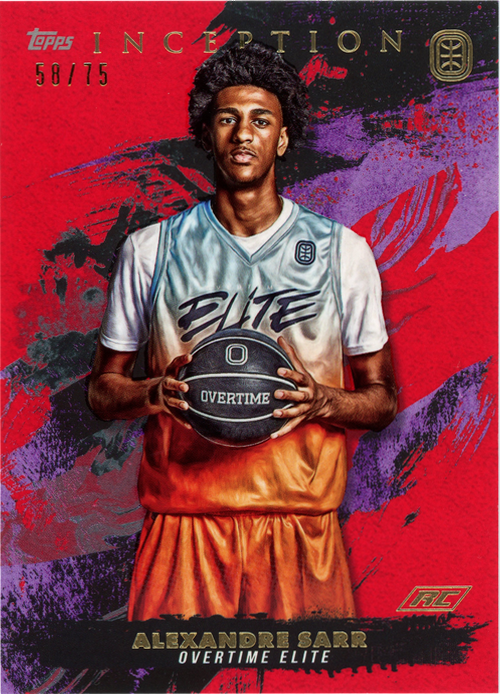 Alexandre Sarr trading card