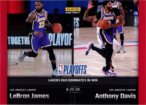 LeBron James / Anthony Davis PR361 trading card